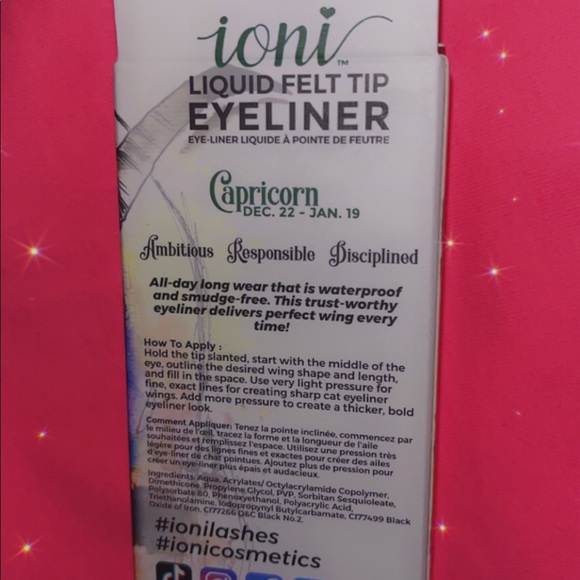 🤍5/$25 🖤loni Cosmetics Liquid Eyeliner Felt Tip - Picture 3 of 3